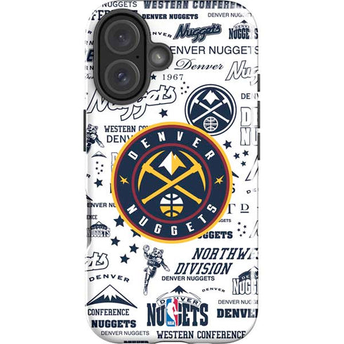 NBA Denver Nuggets Historic Blast iPhone 16 Impact Case